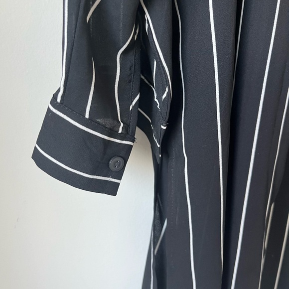 Stripped blouse trench - Picture 4 of 5